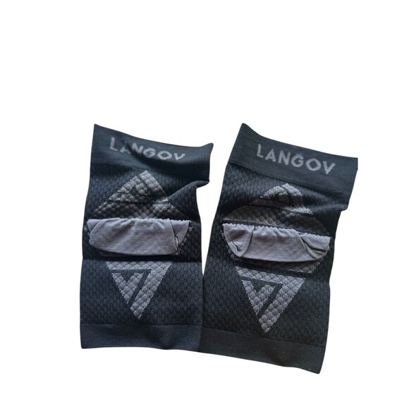 LANGOV Plantar Fasciitis Socks Adult Small + Massager Ball Graduated Compression - Picture 4 of 11